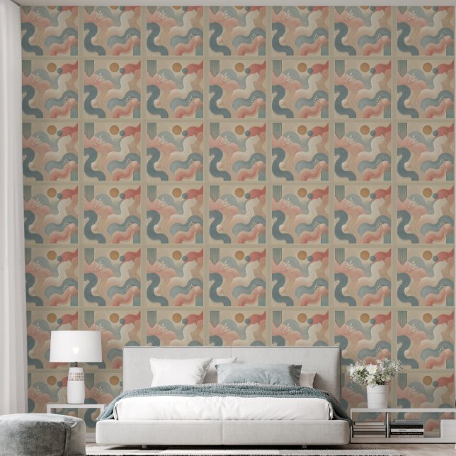 Murugi Zuhause & Deco Harmonic Hues Texturierte Vi Tapete (Schlafzimmer)