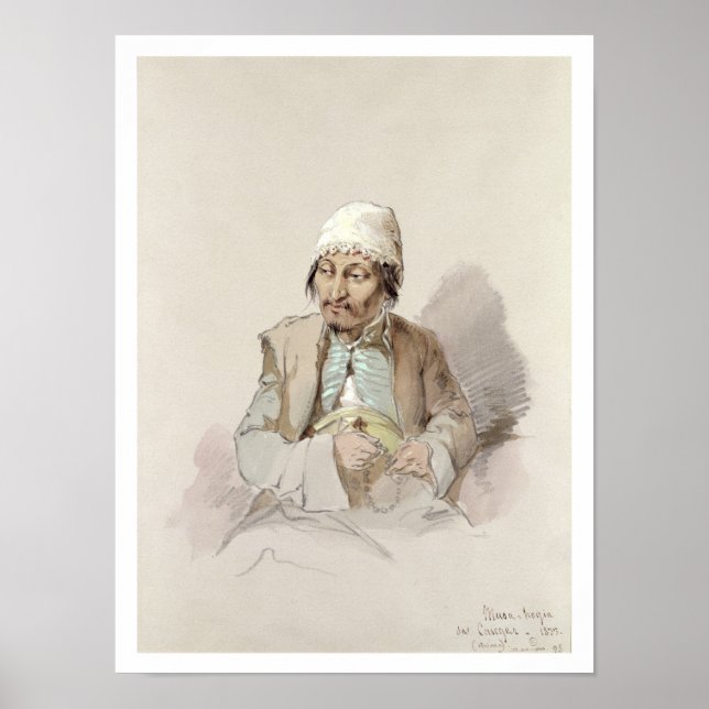 Musa - aus Kashgar, c.1855 Poster (Vorne)