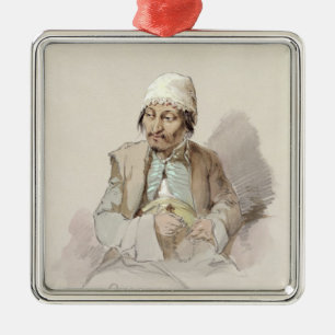 Musa - von Kaschgar, c.1855 Silbernes Ornament