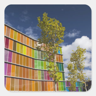 MUSAC, Museum für zeitgenössische Kunst Quadratischer Aufkleber