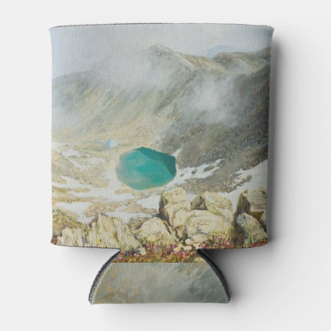 Musala-Gipfel, Ölmalerei, Bulgarien. Dosenkühler (Vorderseite)