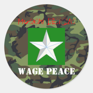 Musashi entwirft einen Wage Peace Sticker