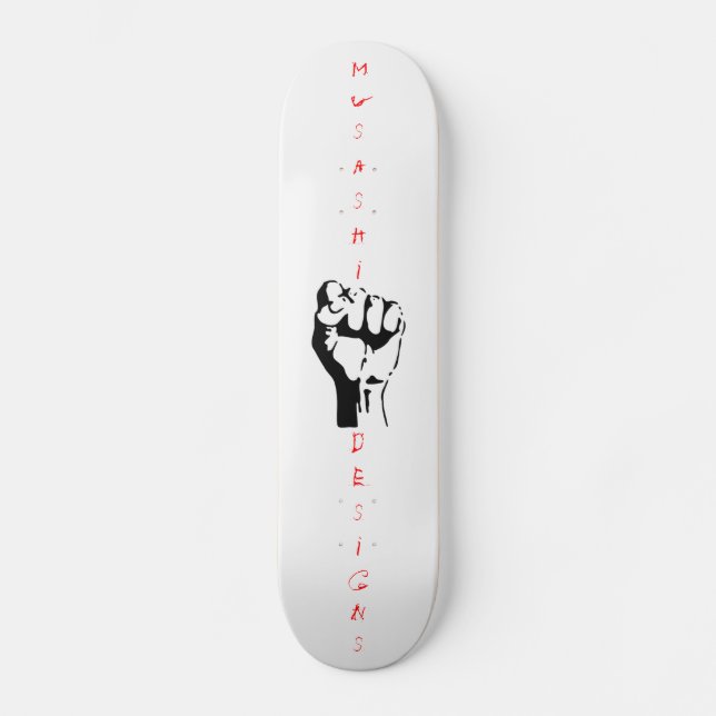 Musashi entwirft Faust Skateboard (Vorderseite)