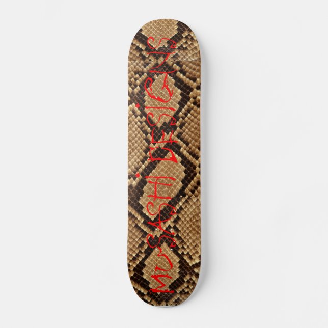Musashi entwirft Snakeskin Skateboard (Vorderseite)