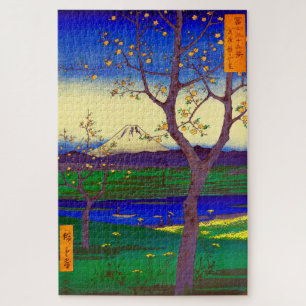Musashi Koshigaya Zai Mount Fuji Utagawa Hiroshige Puzzle