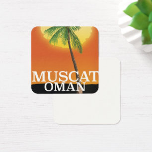 Muscat Oman Urlaubsposter