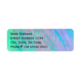 Muschel Abalone Wasserfarbe Perlmuschel