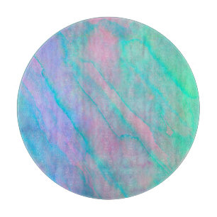 Muschel Abalone Wasserfarben Perlmutt Stone Schneidebrett