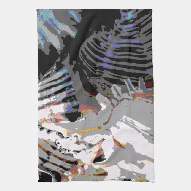 Muschel Abstrakt Küchentuch (Vertikal)
