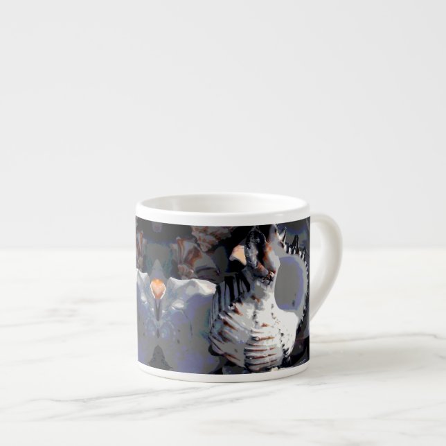Muschel am Meeresstreifen Espressotasse (Vorderseite Rechts)