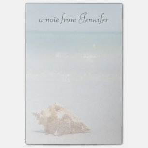 Muschel am Strand  Florida, St. Petersburg Post-it Klebezettel