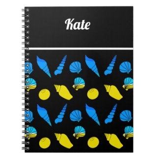 Muschel am Strand Notizblock