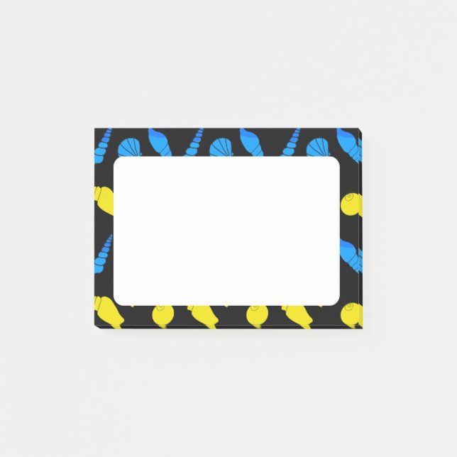 Muschel am Strand Post-it Klebezettel (Vorderseite)
