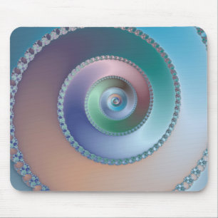 Muschel auf See - Fraktal Mousepad