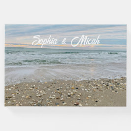 Muschel Beach Sunrise Gästebuch