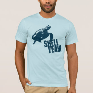 Muschel! Blau T-Shirt