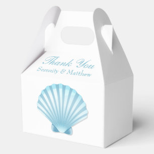 Muschel Blue Nautical Beach Hochzeit Vielen Dank Geschenkschachtel