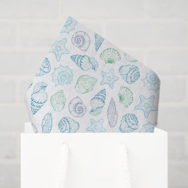 Muschel-Dekor-Tissue-Papier, Strand Küste Seidenpapier