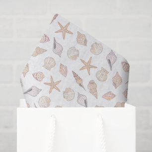 Muschel-Dekor-Tissue-Papier, Strand Küste Seidenpapier