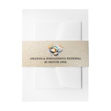 Muschel der Meeresküste, glühende GoldMuscheln