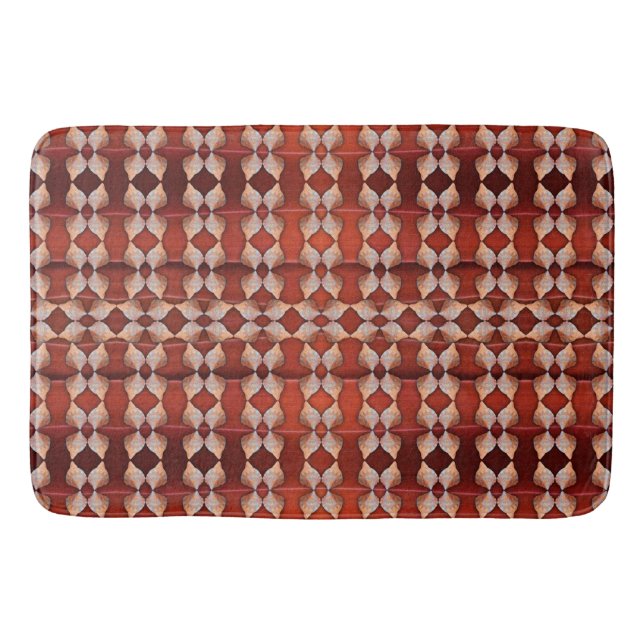 Muschel des Meeres, Rot Badematte (Vorderseite)