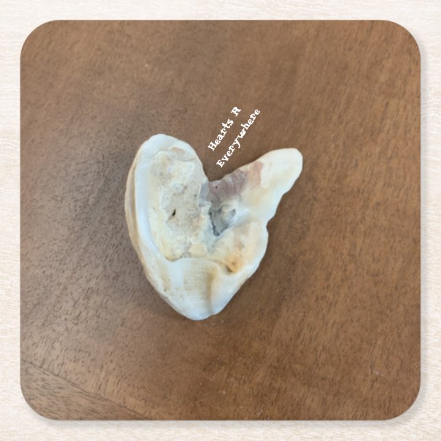 Muschel des Untersetzer am langen Herzen (Vorderseite)