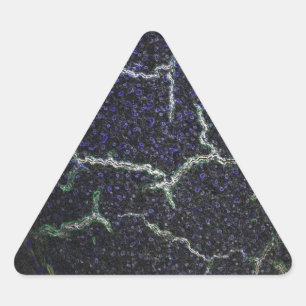 Muschel Dreieckiger Aufkleber