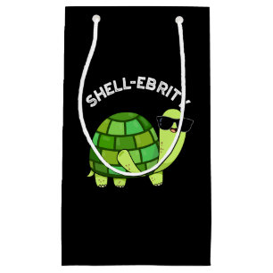 Muschel-ebrity Funny Celebrity Tortoise Pun Dark B Kleine Geschenktüte