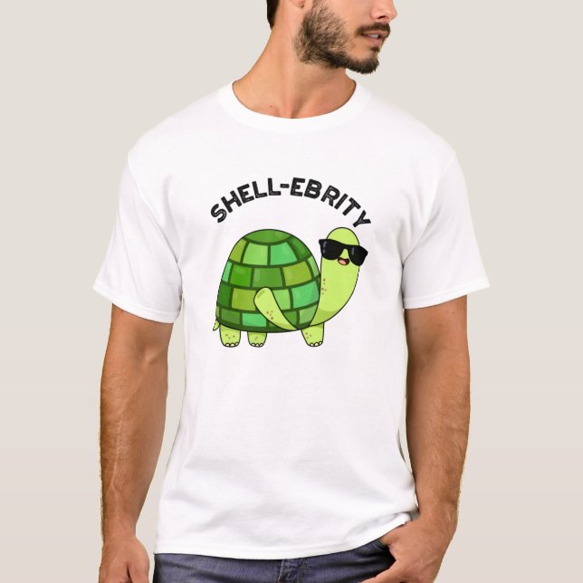 Muschel Funny Celebrity Tortoise Pun T-Shirt (Vorderseite)