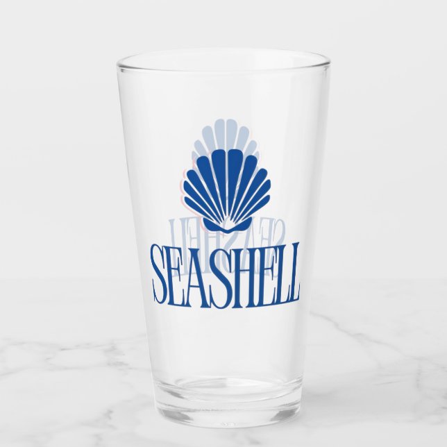 Muschel Glas (Vorderseite)