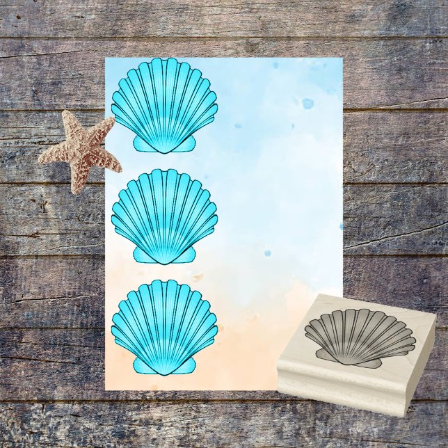 Muschel Gummistempel (Von Creator hochgeladen)