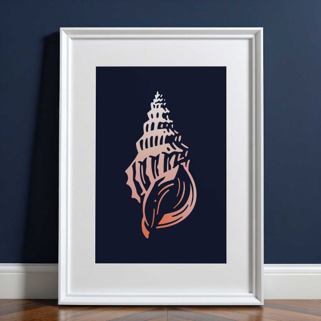 MUSCHEL II | Sea Muschel Wall Print Poster (Sea Shell Ocean Wall Art Poster Print | Wall Art by TinkPrints.)
