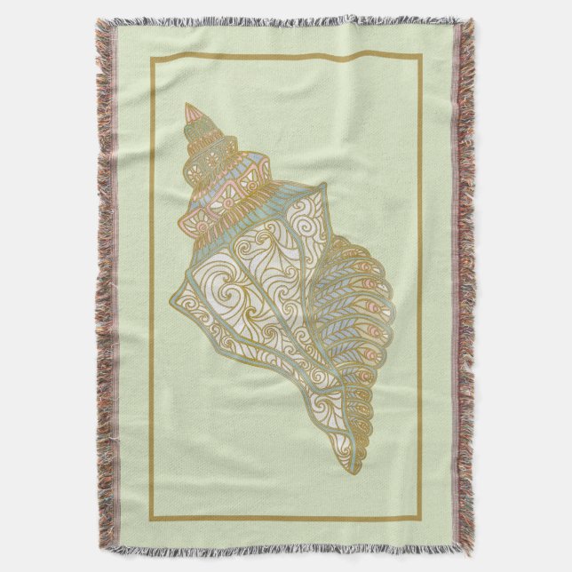 Muschel im Meer - Muscheln am Ocean Beach Decke (Vorderseite Vertikal)