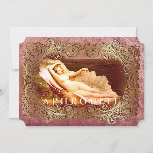 Muschel im Meer - Muscheln am Ocean Beach Einladung (Vorderseite)