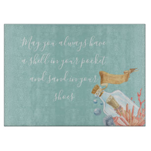 Muschel in Ihrem Pocket Beach Thema Schneidebrett