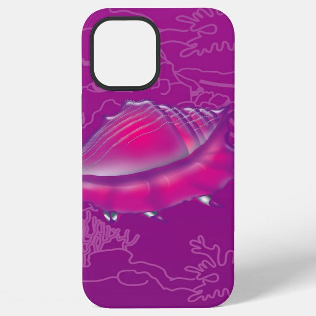 Muschel iPhone Hülle (Rückseite)