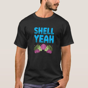 Muschel Ja Strandwanderer Muscheln Meer Glas Stran T-Shirt