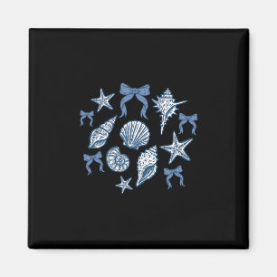 Muschel Kokette Schleife Sommer Hawaii Strand Urla Magnet