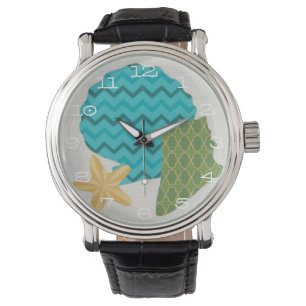 Muschel kopiert II Armbanduhr