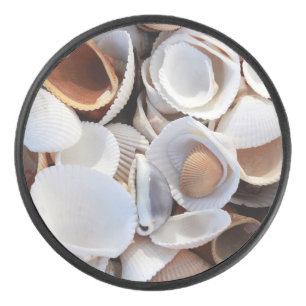 Muschel, Muscheln, Seashell Eishockey Puck
