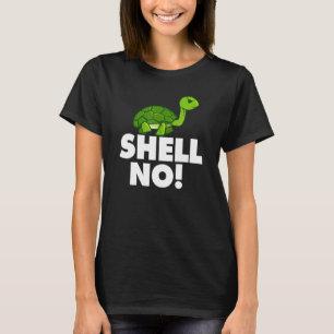 Muschel No T-Shirt Funny Turtle Pub Süße Tier