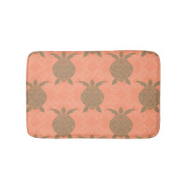 Muschel Pink Sea Turtle Bath Mat Badematte