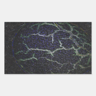 Muschel Rechteckiger Aufkleber