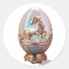 Muschel Runder Aufkleber