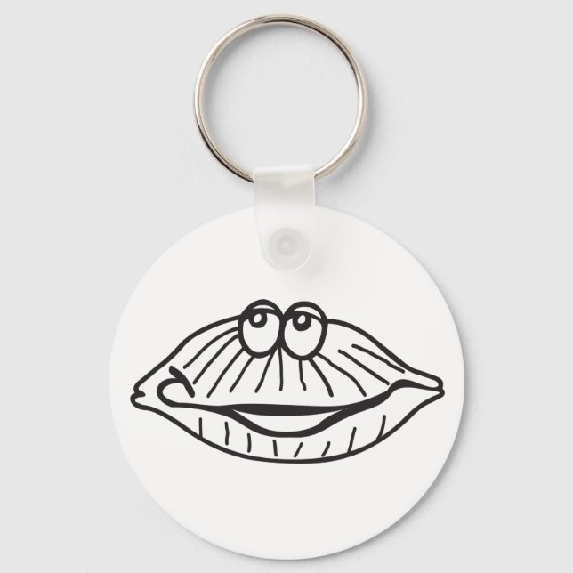 Muschel Schlüsselanhänger (Vorderseite)