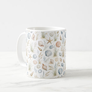 Muschel Seestern Küsten Natur Botanische Strand Kaffeetasse