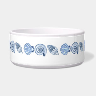Muschel Sommer Blau Preppy Haustier Hund Katze Napf