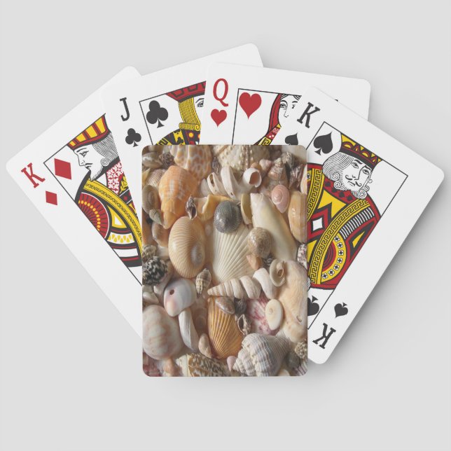 Muschel Spielkarten-Deck Spielkarten (Rückseite)