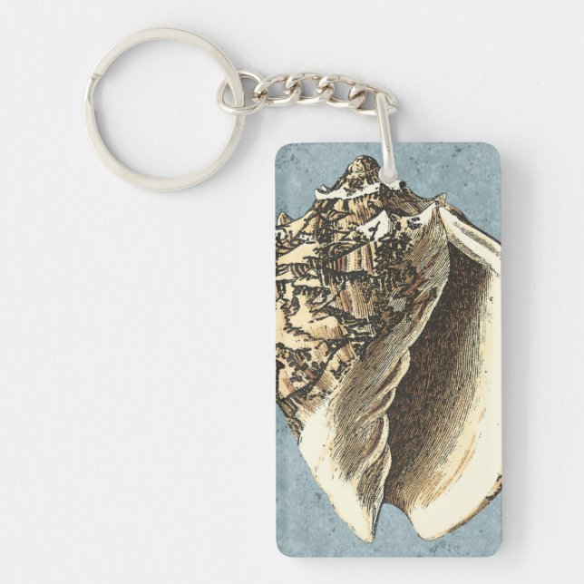 Muschel Stonewash Conch Schlüsselanhänger (Vorderseite)