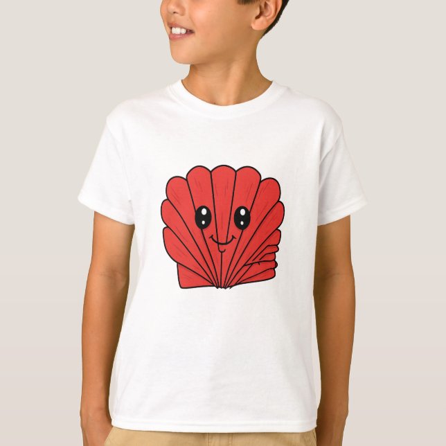 Muschel  T-Shirt (Vorderseite)